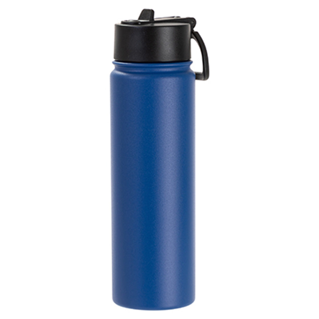 Engraving 22oz/650ml Powder Coated SS Flask w/ Wide Mouth Straw Lid & Rotating Handle - Joto Imaging Supplies